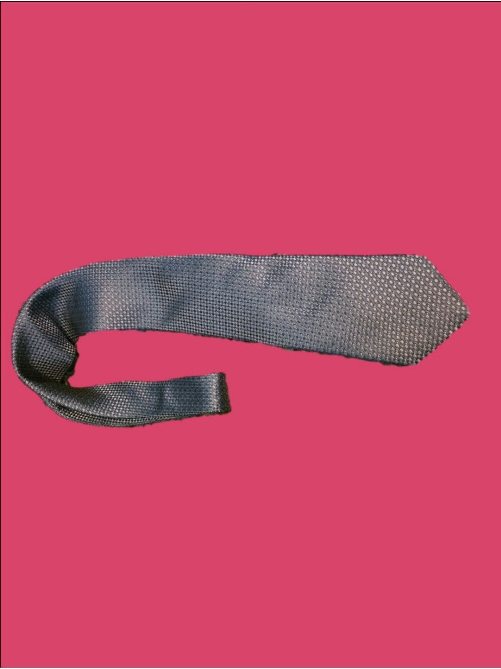 4/$67 Deal! Nicole Miller Silk Men's Textured Grey Tie